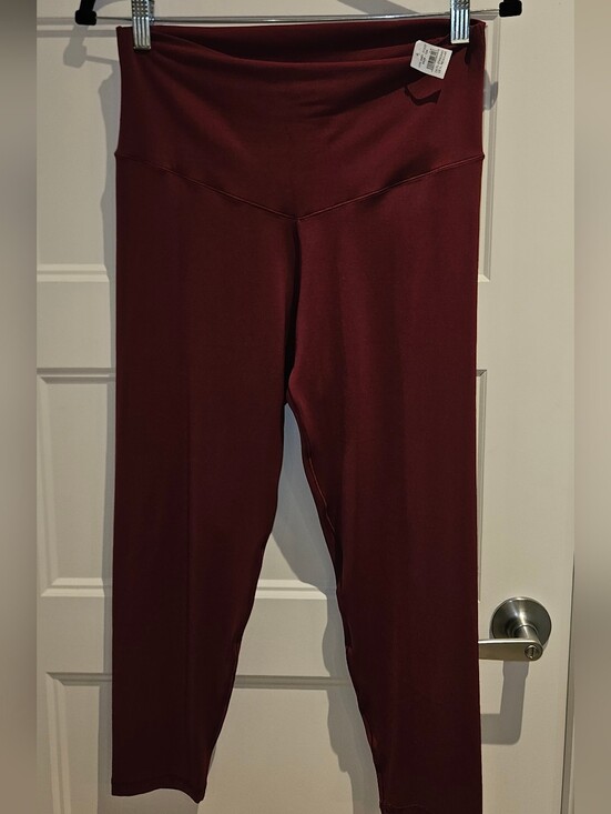 aerie Pants - 💥2/$15💥NWT Aerie Maroon Leggings